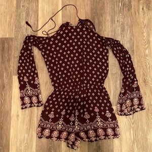 Aeropostale cold shoulder jumper